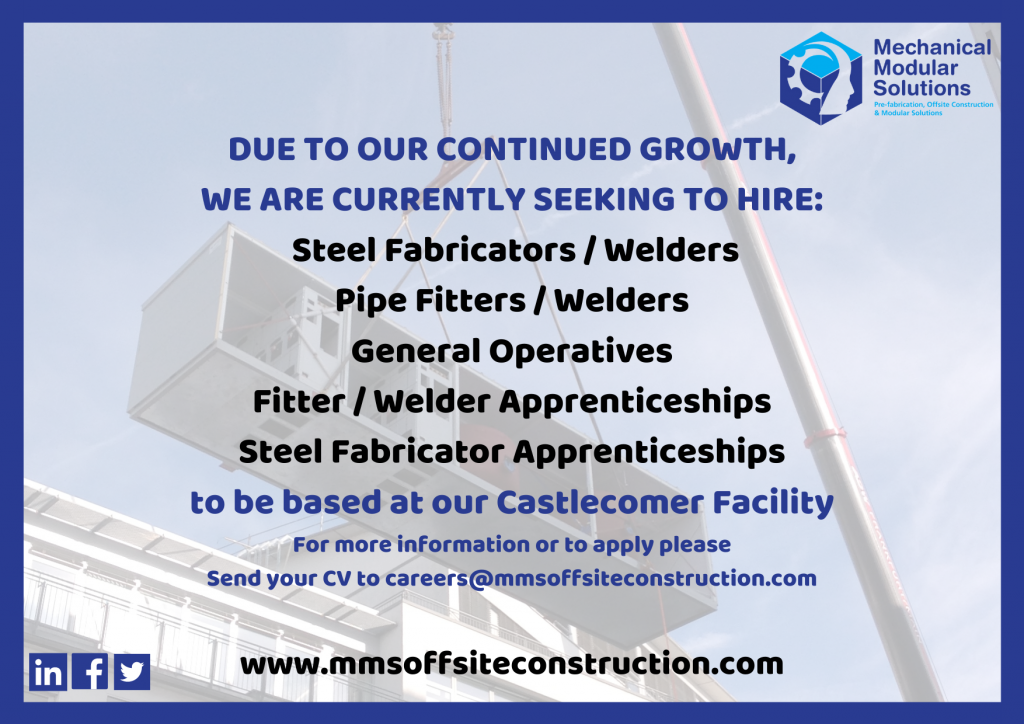 Mechanical Modular Solutions are hiring!